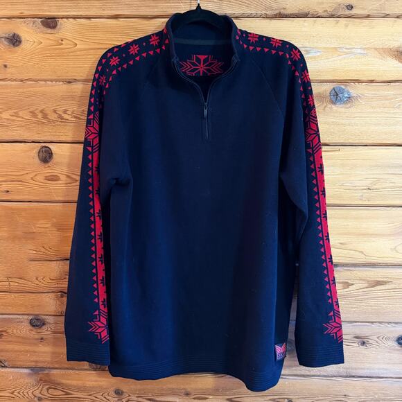 Dale of Norway Other - Dale of Norway Geilo Red and Blue Snowflake Sweater Mens XL